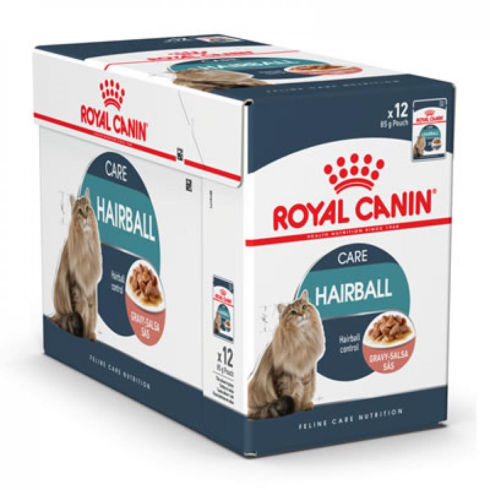 ROYAL CANIN \/ Wet food, Care, Hairball, Gravy, Box, 12 * 85g royal canin wet food digestive care for all sizes of dog pouch 3 oz 85 g
