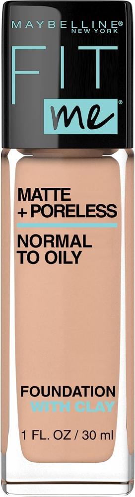 Maybelline New York / Foundation, Fit me, Matte, 222 - true beige, 1 fl oz (30 ml) by terry pinceau brosse perfection teint foundation makeup brush