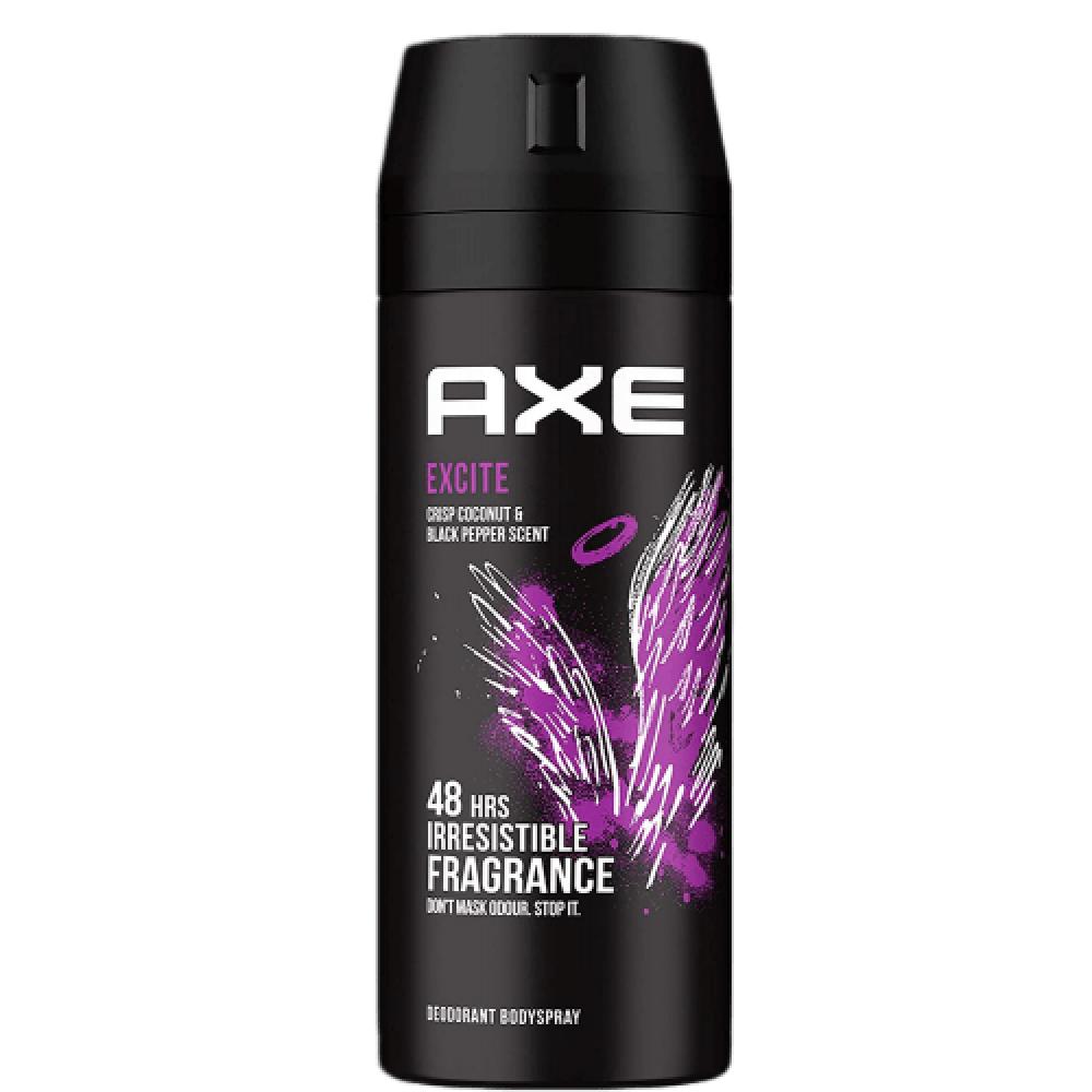 AXE / Deodorant, Excite, 48H, Crisp coconut and black pepper scent, 5 fl.oz (150 ml) garbage stopper disposal splash guard for insinkerator black rubber inhibit growth of odor causing bacteria kitchen supplies