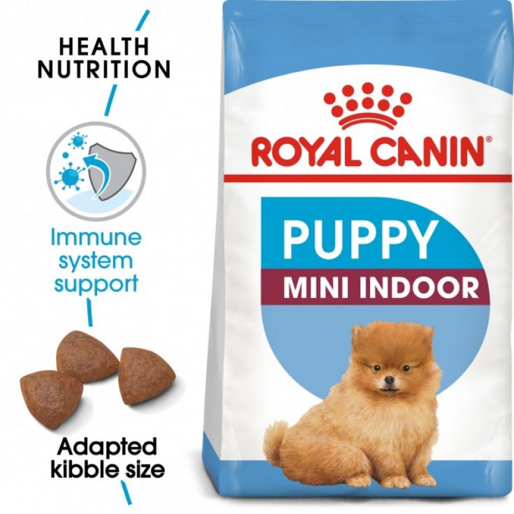 Royal Canin \/ Dry food, Mini puppy indoor, 3.31 lbs (1.5 kg)