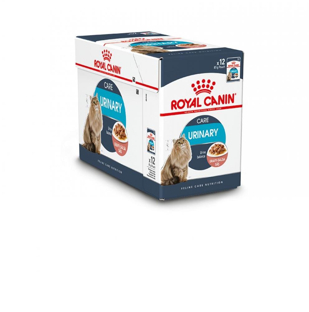 Royal Canin \/ Wet food, Urinary care in gravy, Pouch box, 12 x 3 oz (12 x 85 g) royal canin wet food sterilised jelly pouch 3 oz 85 g