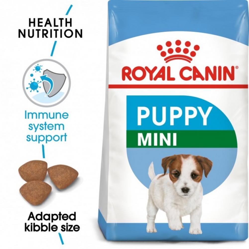 Royal Canin \/ Dry food, Mini puppy, 17.64 lbs (8 kg) bullymax puppy tabs for development and growth 30 pcs 90 g