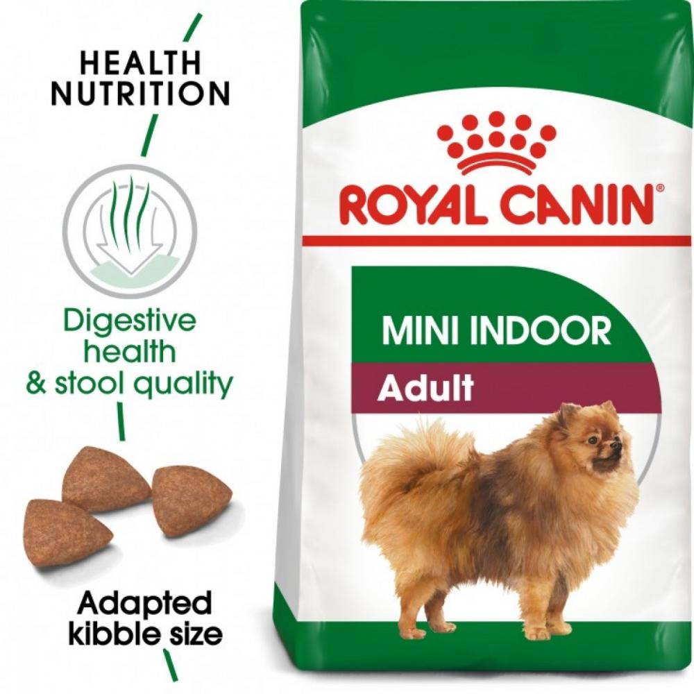 Royal Canin \/ Dry food, Mini adult indoor, 53 oz. (1.5 kg) royal canin dry food mini adult 28 2 oz 800 g