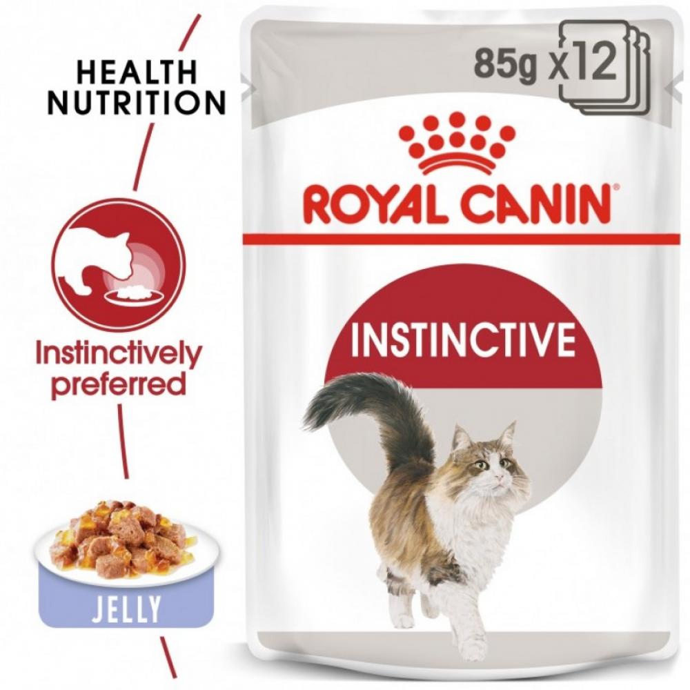 Royal Canin \/ Wet food, Instinctive, Jelly, 3 oz (85 g) felix wet cat food as good as it looks vegetable selection in jelly 12 pcs x 3 oz 85 g