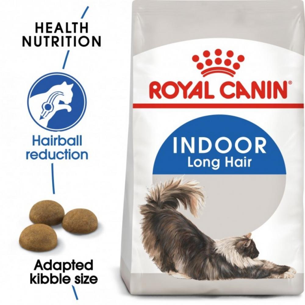 Royal Canin \/ Dry food, Home life, Indoor, Long hair, 4.41 lbs (2 kg) цена и фото