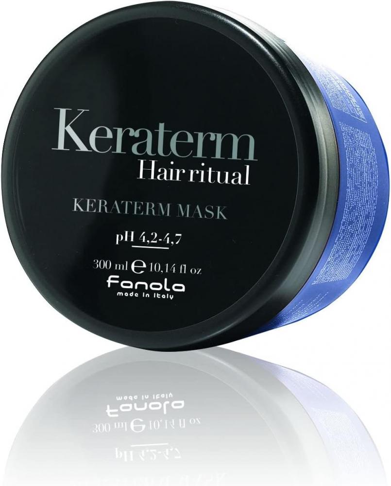 Fanola / Hair mask, Keraterm, Hair ritual, 10.14 fl oz (300 ml) fresh line anti frizz hair value pack
