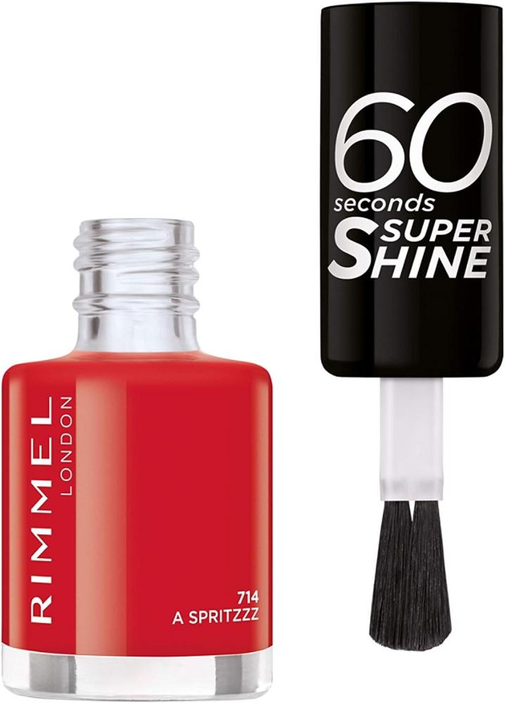 Rimmel London / Nail polish, 60 second, Super shine, 714 - a spritzzz 5 seconds of summer 5 seconds of summer 5sos5 limited colour