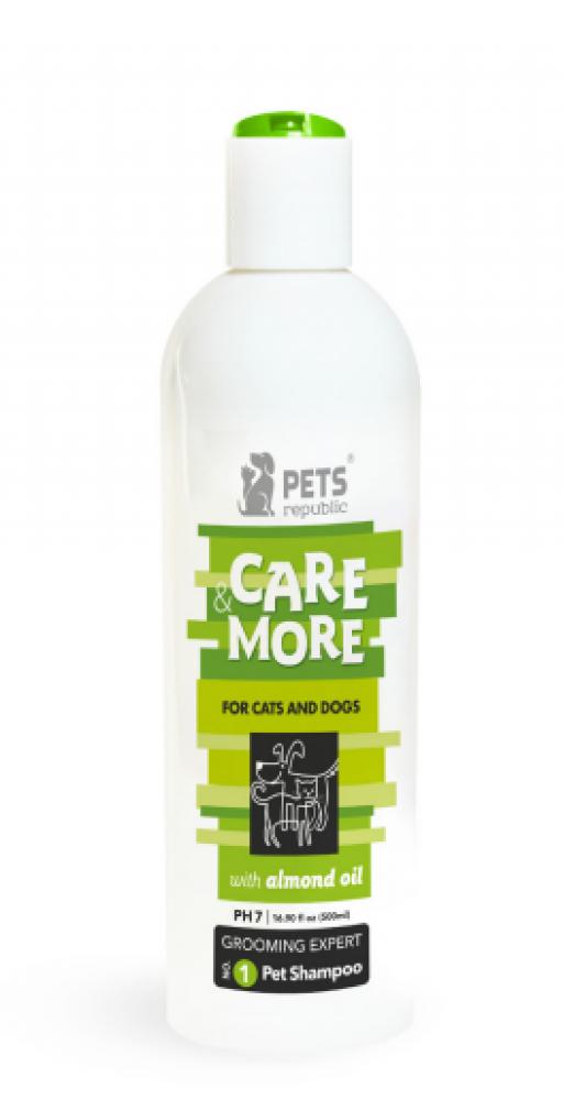 Care \& More Shampoo with Almond Oil nourishing balm for hair with cucumber extract moisturizing and strengthening 250 ml