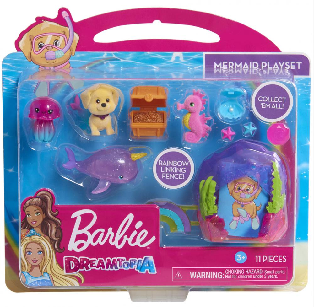 Barbie / Mermaid playset, Dreamtopia barbie tennis player doll with racket and ball