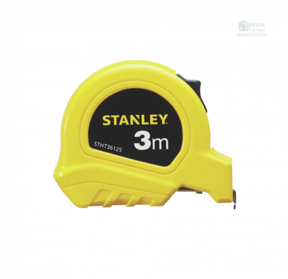 BINJA Measuring Tape, 13mm x 3m, Stanley - STHT36125-812 stanley sdh700 hammer drill 13mm 700w