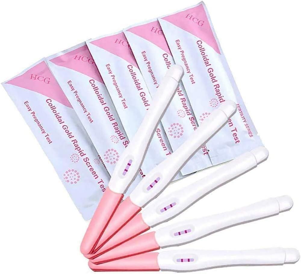 Sincher pregnancy test - household hcg urine testing early pregnancy test pen, female urine pregnancy detection 5 pack+5 cups healthease pregnancy test device