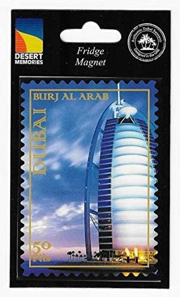 Desert memories dubai fridge magnet burj al arab expo 2020 dubai dome calligraphy magnet orange