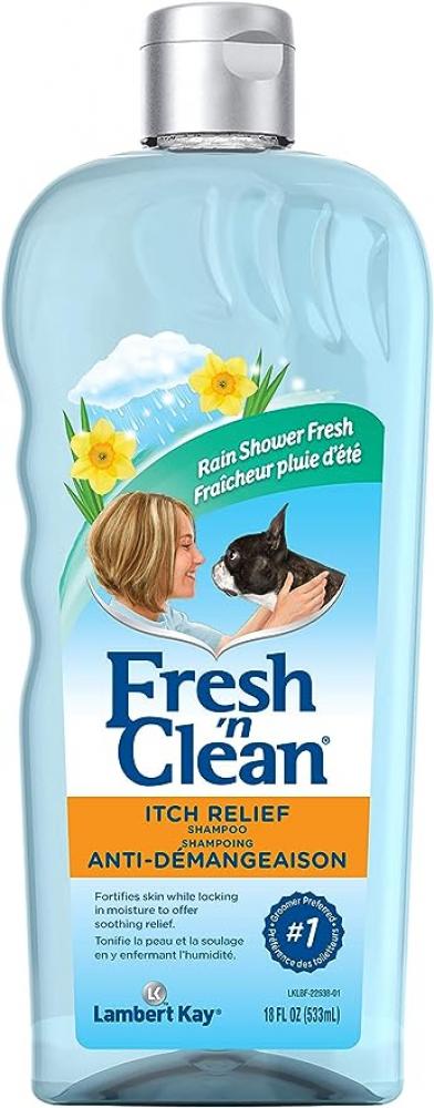 Fresh 'n Clean Itch Relief Shampoo, Rain Shower Fresh beaphar cosmetic bio anti itch dog shampoo aloe vera blackcurrant 200 ml