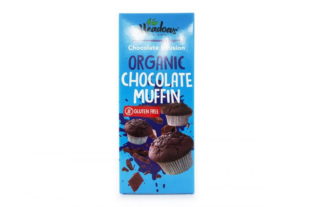 Meadows / Gluten-free chocolate muffins, 120g meadows organic gluten free chocolate brownie 120 g