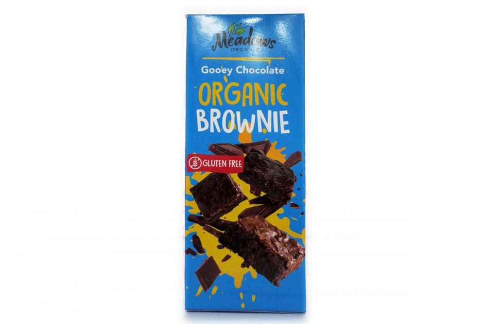 Meadows / Organic gluten free, Chocolate brownie, 120 g meadows organic gluten free crunchy chocolate granola 300g