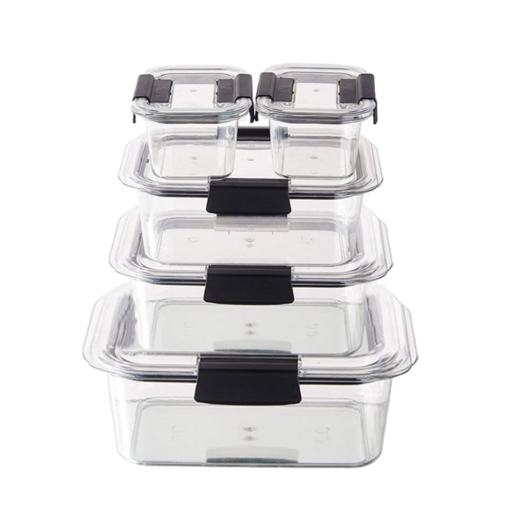 Container sets Meal container Plastic food storage Pantry Set of 5 Containers BPA-Free Dishwasher Safe rubbermaid plastic hocking storage with lids in