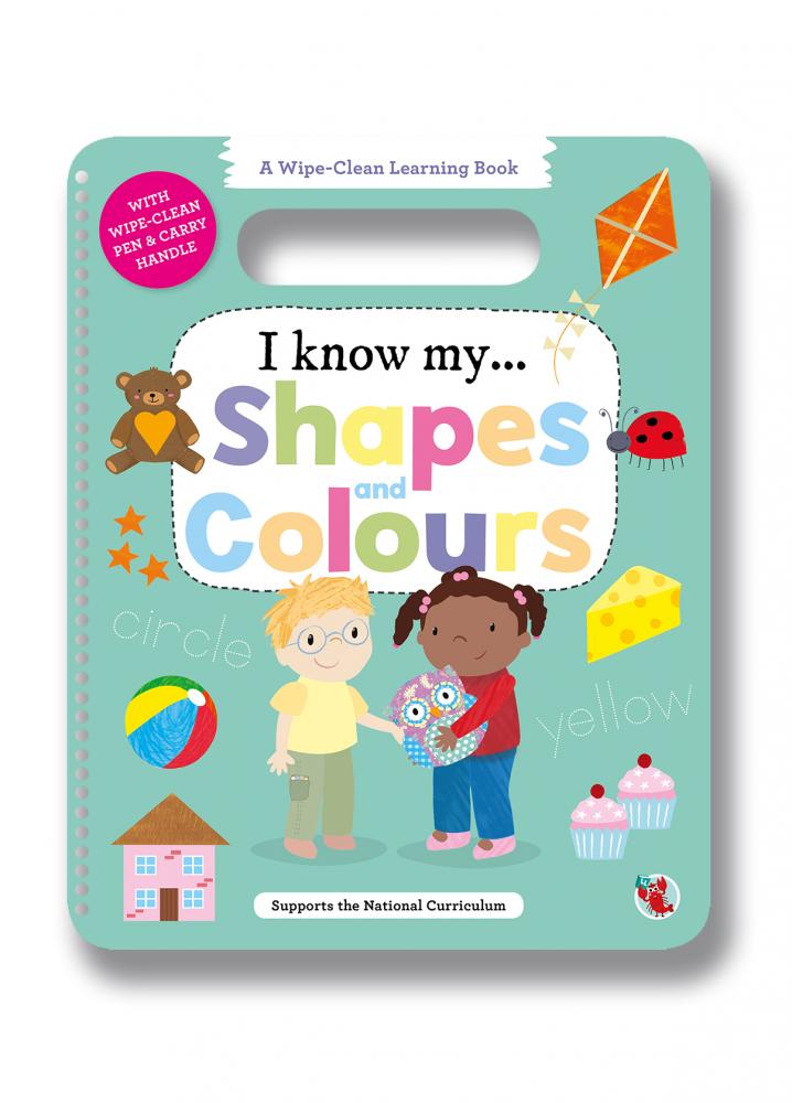 I know myShapes and Colours kindergarten summer activity flashcards