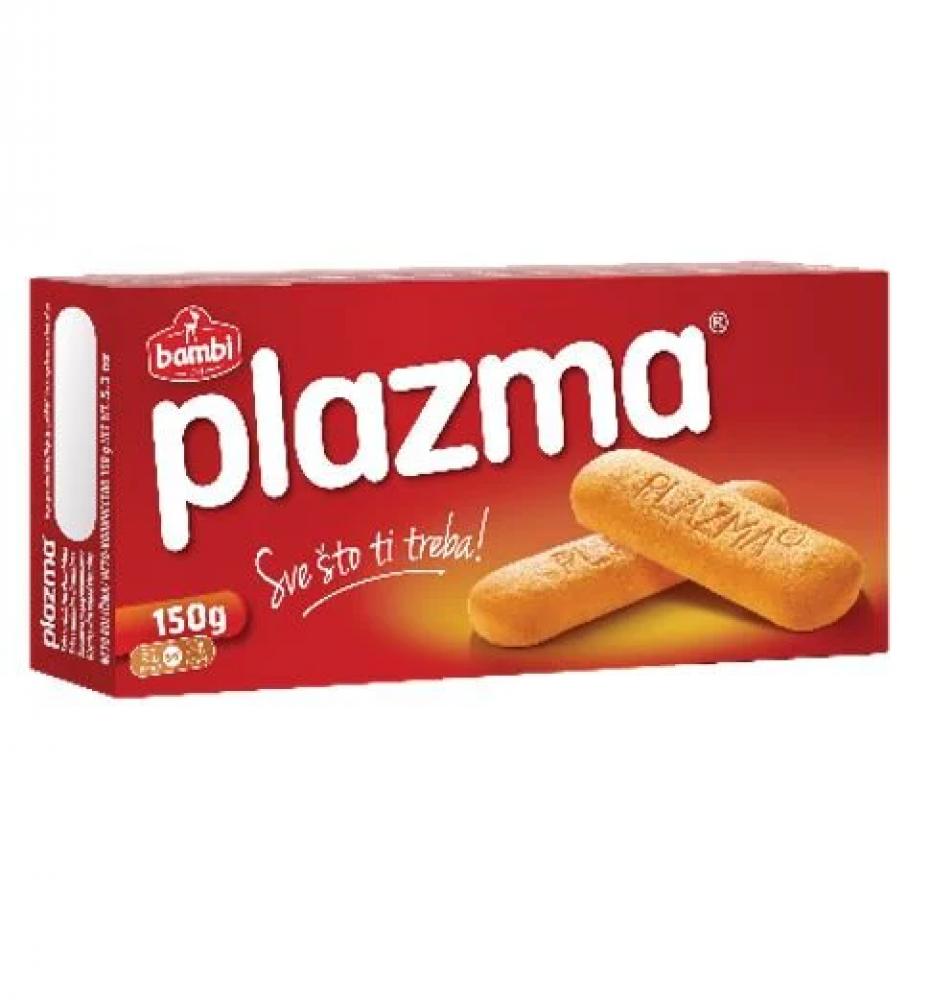 Bambi / Biscuit Plazma, 150 g bambi wholewheat biscuit with raspnerry wellness cocoa coated 150 g