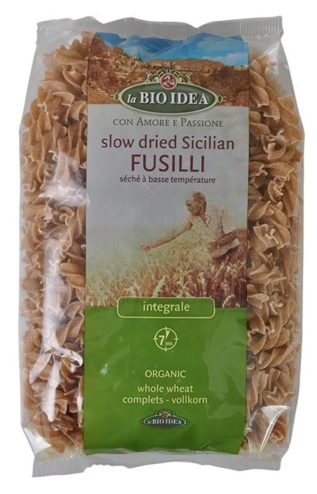 la bio idea organic red lentil fusilli pasta 250 g La Bio Idea / Organic fusilli, Whole wheat, 500 g