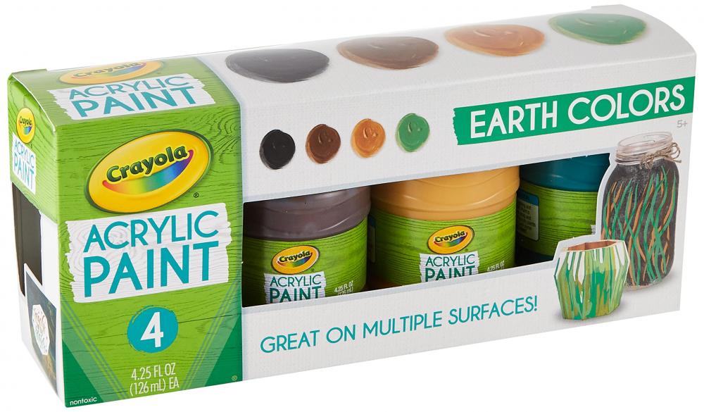 Crayola Multi-Surface Acrylic Earth Colors crayola marker making kit
