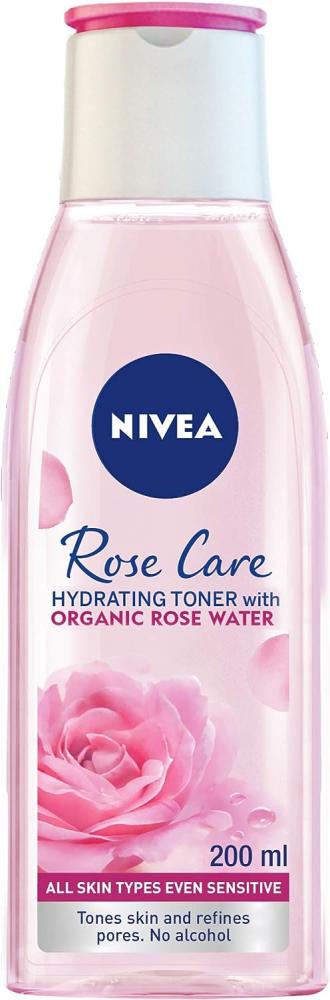 NIVEA / Toner, Rose care, For all skin types, 6.76 fl oz (200 ml) уход за лицом 100% pure сыворотка органическая успокаивающая organic rose water sensitive skin collection