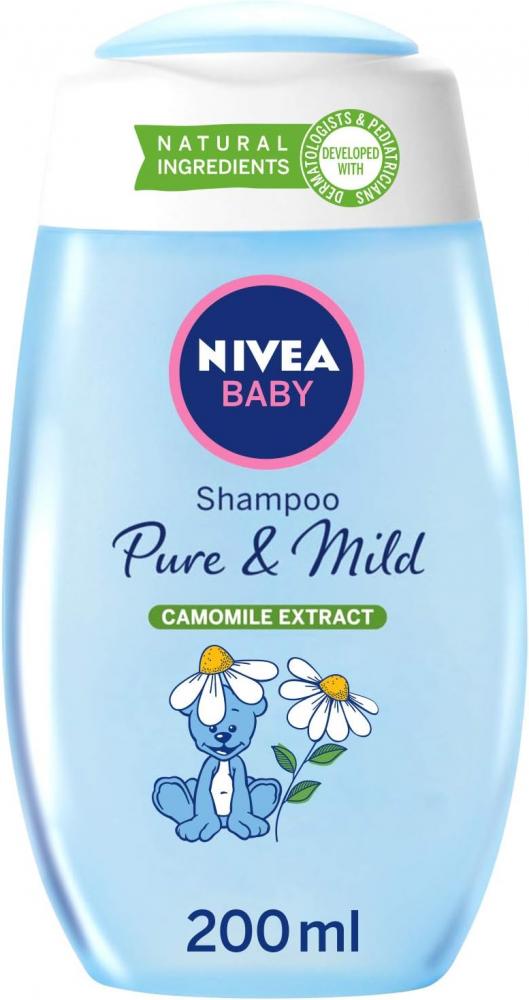 NIVEA Baby / Bath shampoo, Pure and mild, Camomile extract, 6.76 fl.oz (200 ml)