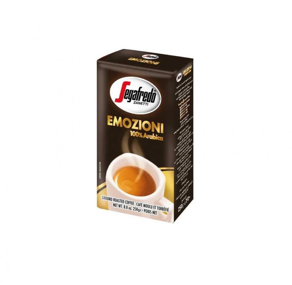 Segafredo Emozioni Ground Coffee 250g segafredo lungo coffee capsules 51g