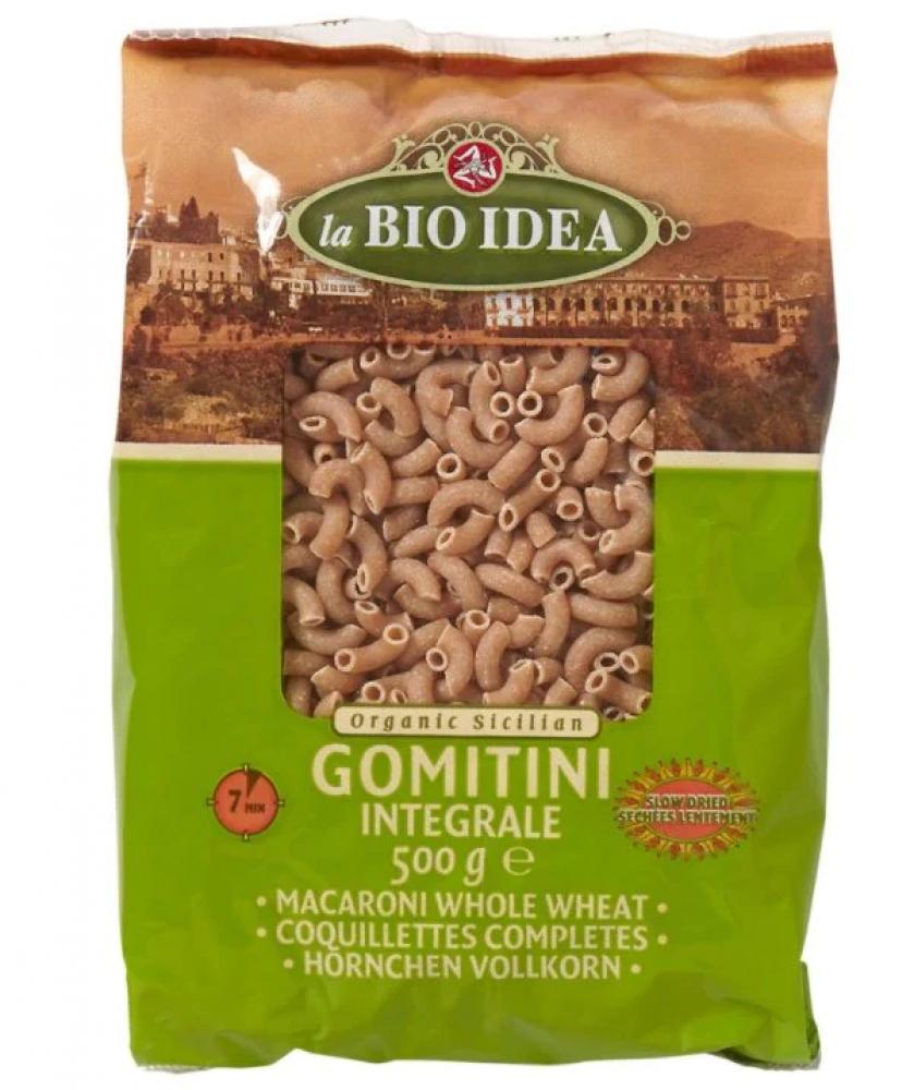 La Bio Idea / Organic Gomitini, Whole wheat, 500,g la bio idea organic red lentil fusilli pasta 250 g