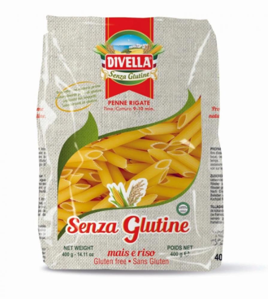 Divella / Penne ziti rigate, Gluten Free, Pasta, 400 g цена и фото