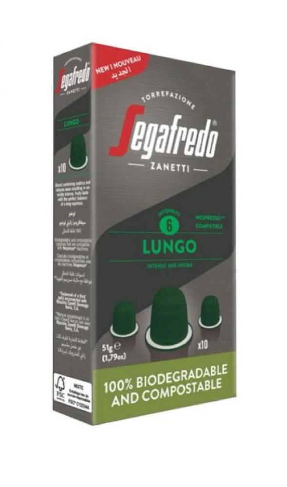 Segafredo Lungo Coffee Capsules 51g nespresso coffee capsules volluto decaffeinato 10 capsules 1 94 oz 55 g