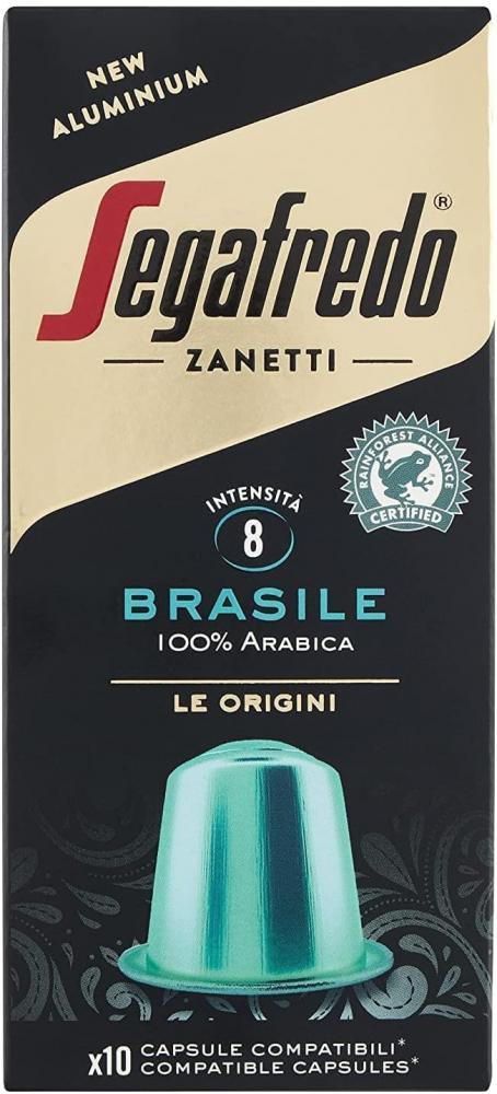 Segafredo Brazil Coffee Capsules 51g segafredo mio caffe capsules cappucino 75g