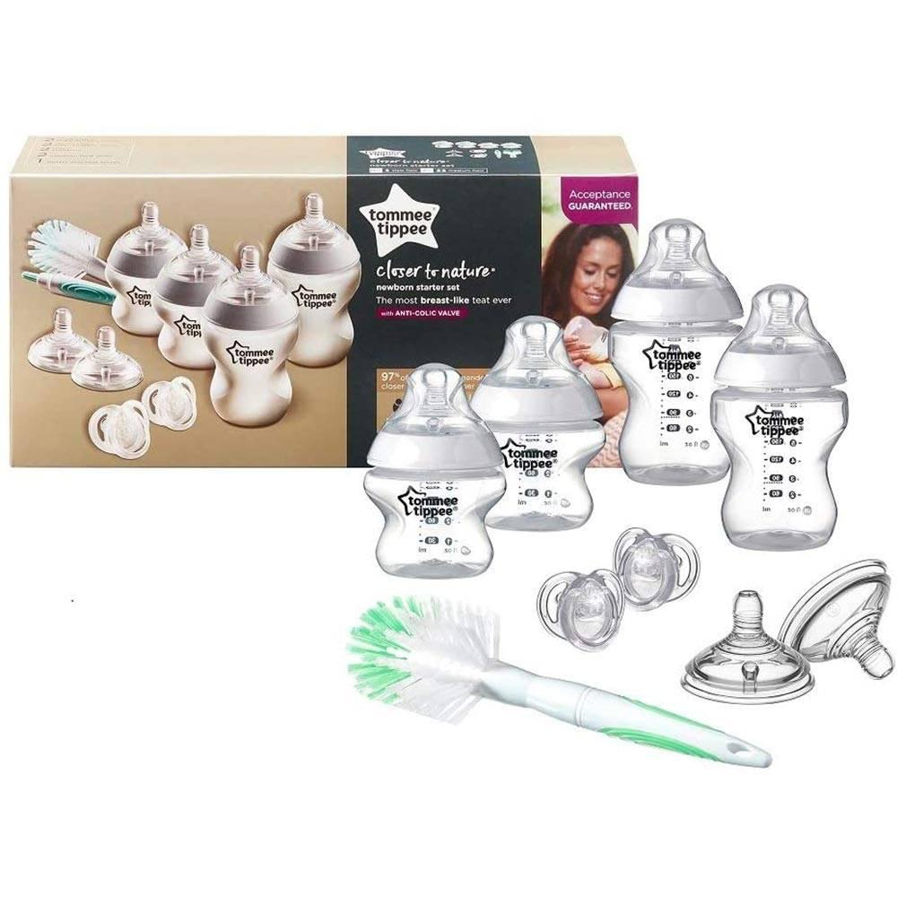 tommee tippee feeding bottle closer to nature 340 ml 2 pcs Tommee Tippee / Feeding bottle kit, Closer to nature, Starter set,