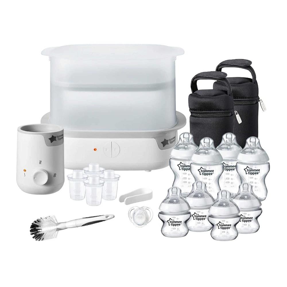Tommee Tippee / Complete feeding kit, White tommee tippee feeding bottle closer to nature 340 ml 2 pcs