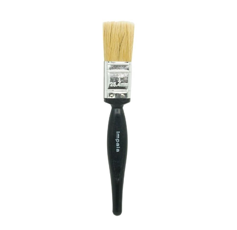 7pcs hook brush pen， nail liner brush pen set for coloring book oils painting watercolor projects Impala 1 inch Brush White Bristle