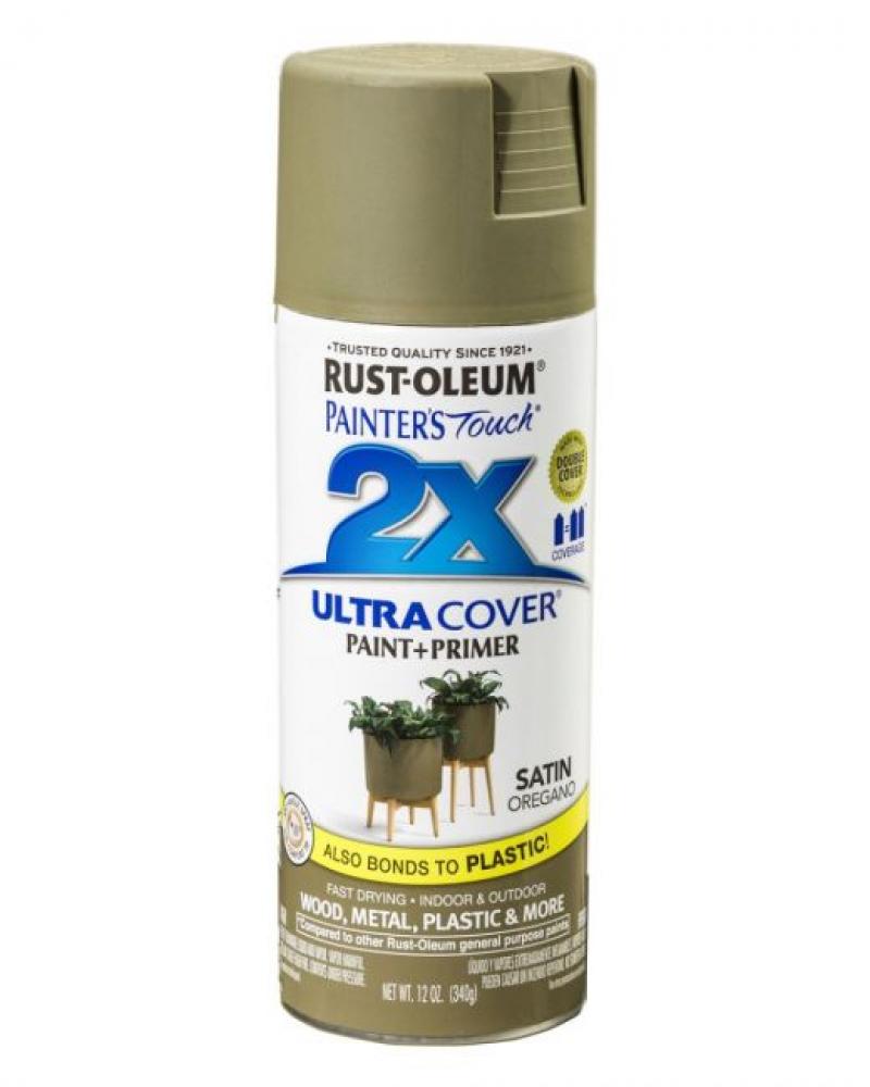 Rust-Oleum PT 2X Satin Oregano rust oleum ultra cover 2x white primer