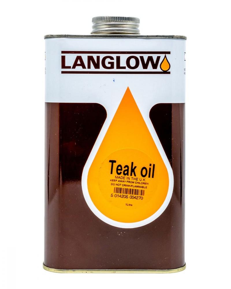 Langlow Teak Oil, 1 Litre sauder shoal creek desk jamocha wood finish