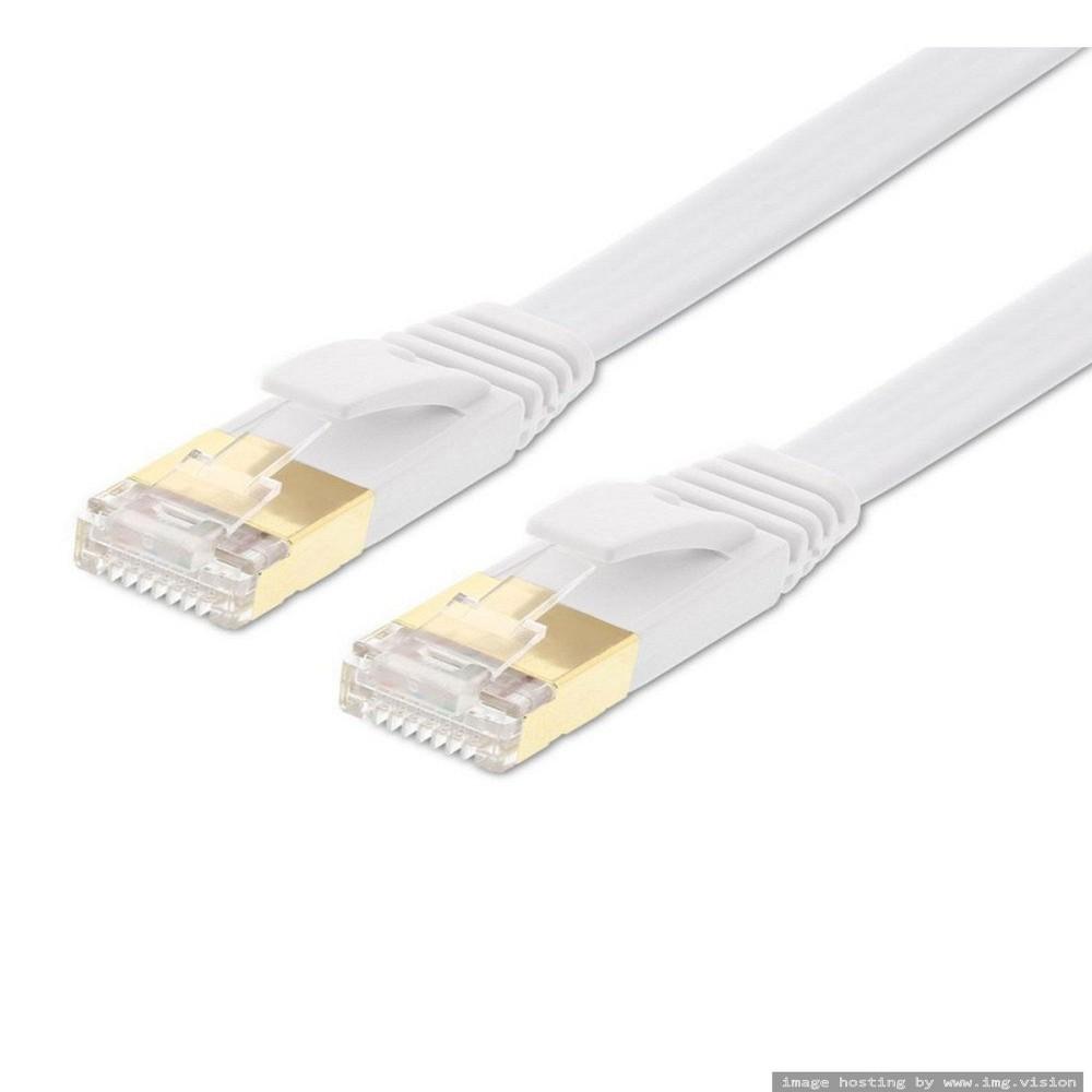 Trands CAT 7 Flat Networking Cable 3M TR-CA7179 gcan optical fiber to can converter gcan 208 eliminate communication interference for metro tunnel sensor monitoring system