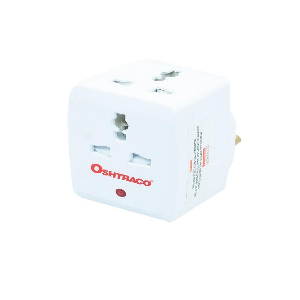 Oshtraco 15 Amp 3 Way Socket Adapter with Neon цена и фото