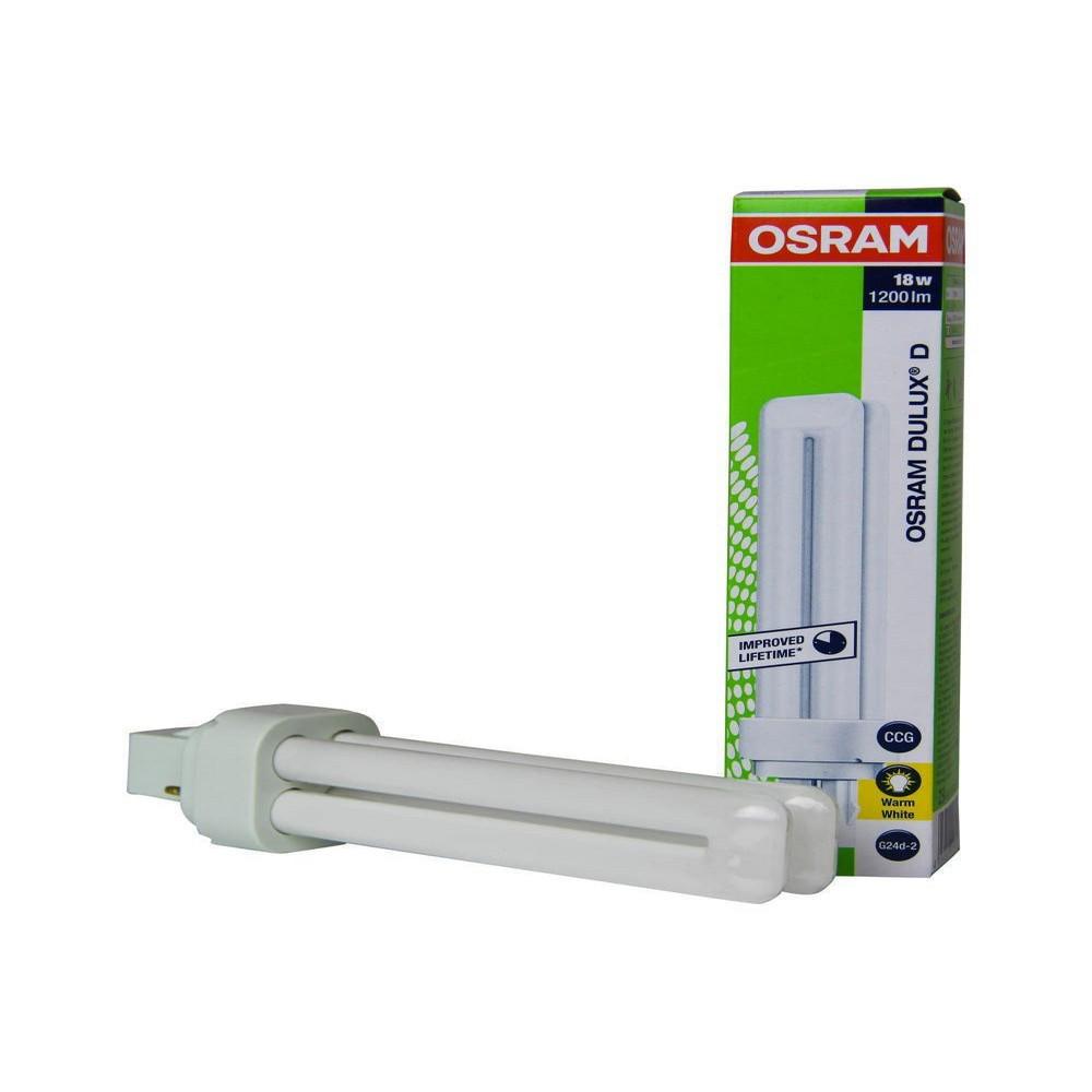 Osram / Cfl bulb, 18 W, 2 pin, Warm white osram esl 3u 23watts e27 bulb