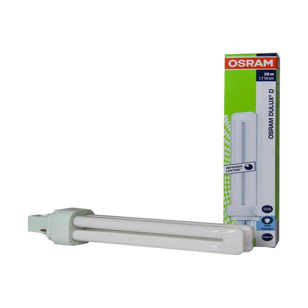 Osram / Cfl bulb, 26 W, 2 pin, Cool daylight цена и фото