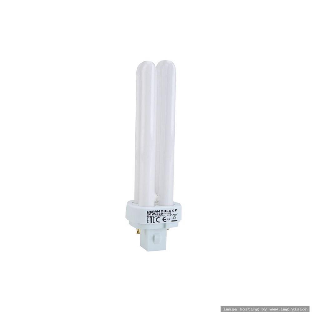 Osram / Cfl bulb, 26 W, 2 pin, Warm white цена и фото