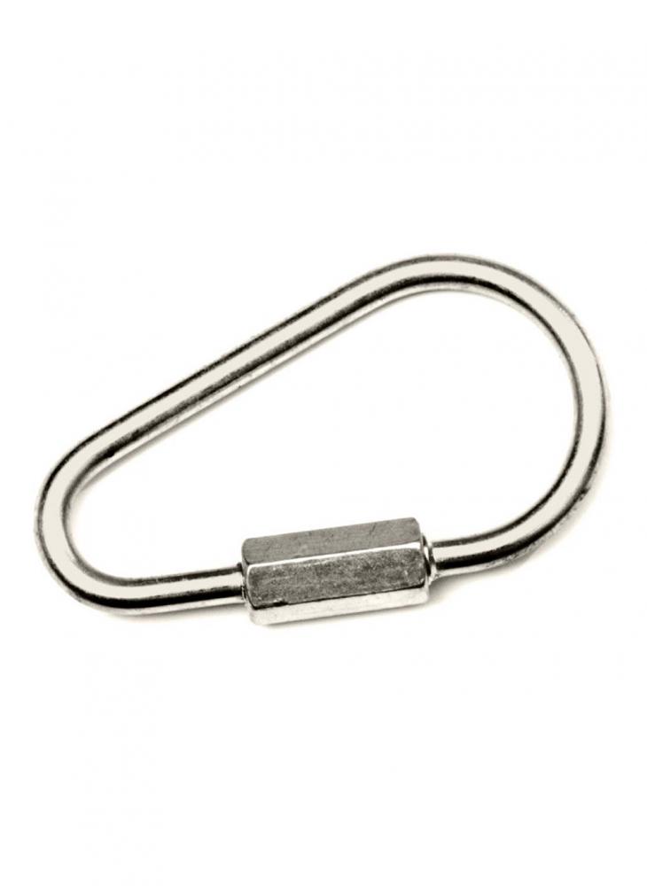 Hy-Ko Oval Steel Key Ring silver plated metal blank keyring keychain charms split ring keyfob key holder link rings women men diy key chains accessories