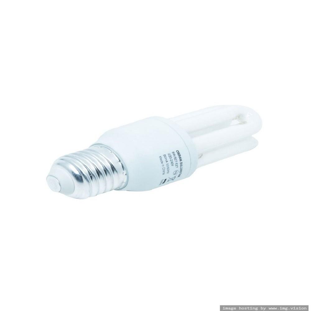 Osram Bulb Light 8W Warm White osram cfl bulb 26 w 2 pin warm white