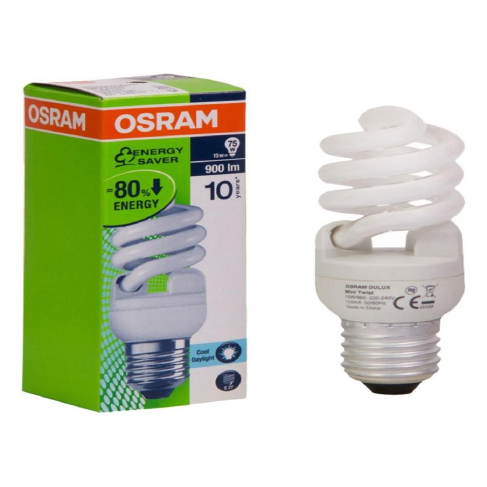 Osram ESL bulb Spiral 15W E27 Day Light osram spiral 12 watts day light esl bulb