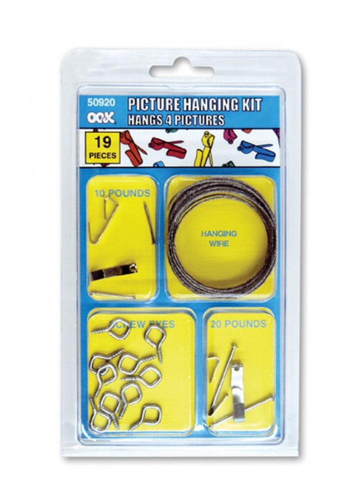 Ook Convention Picture Hanging Kit ook 12 pieces 50 lbs perfect hang kit