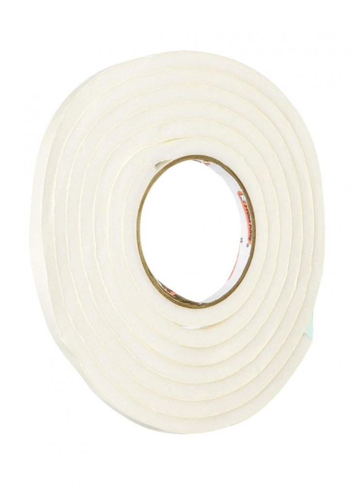 Frost King White Rubber Foam Tape Weatherseal 34 X 716 inches x 10 Feet