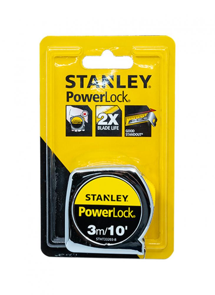 Stanley 3metre Or 10 Ft. Tape Power Lock tape dispenser for to 3 4 19 mm wide