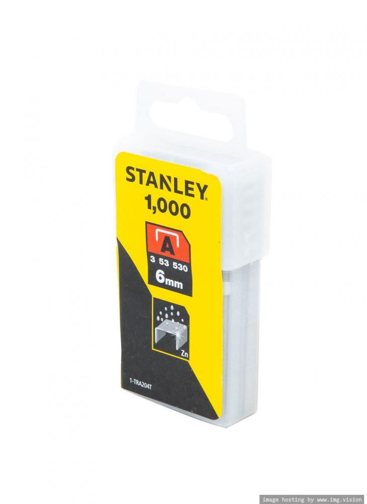 Stanley Light Duty Stapler Pins A6mm цена и фото