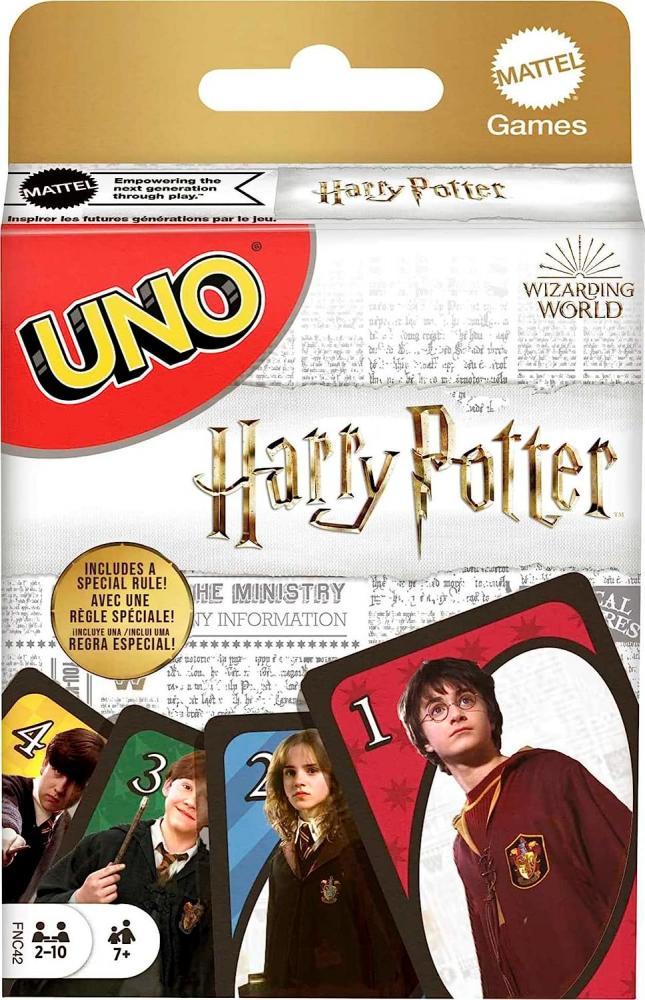 UNO Card game, Harry Potter, Fnc42 multicolour mattel cards uno game all wild