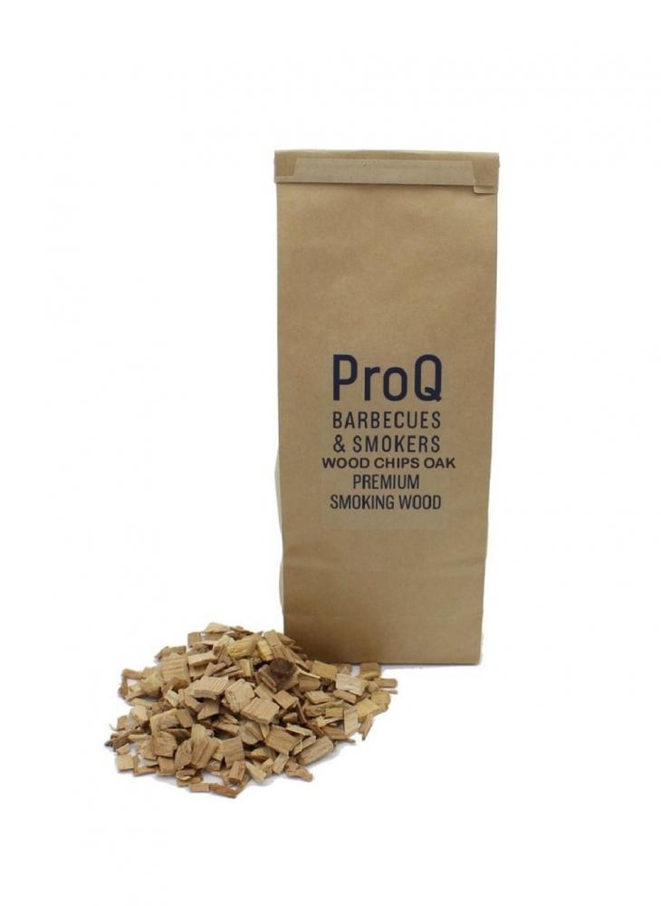 proq smoking wood chips oak bag 400 g ProQ Smoking Wood Chips Oak Bag 400 g